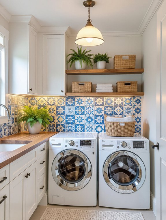 stylish and functional backsplash