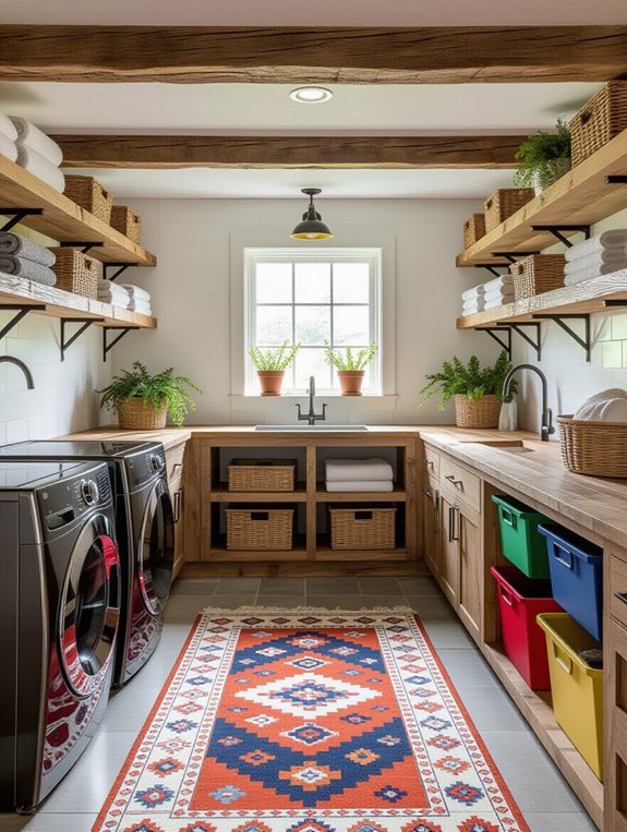 stylish and functional laundry room