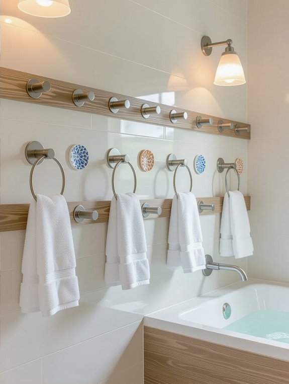 stylish and practical towel hooks