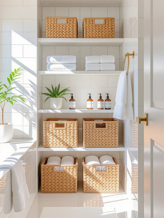 stylish bathroom storage solutions