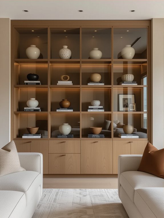 stylish collectibles display cases