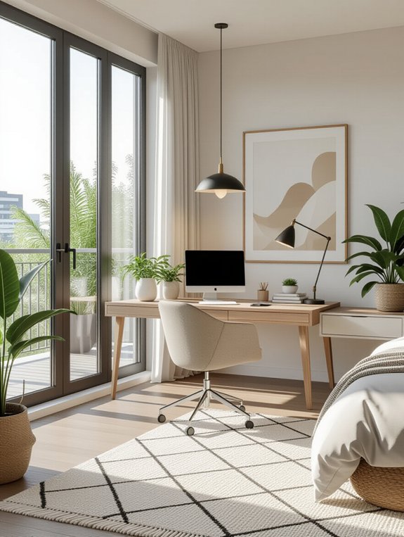 stylish ergonomic workspace design