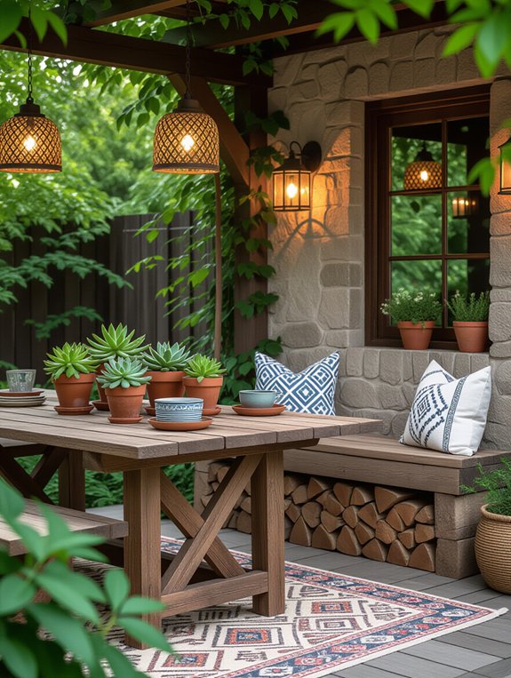 stylish firewood storage options