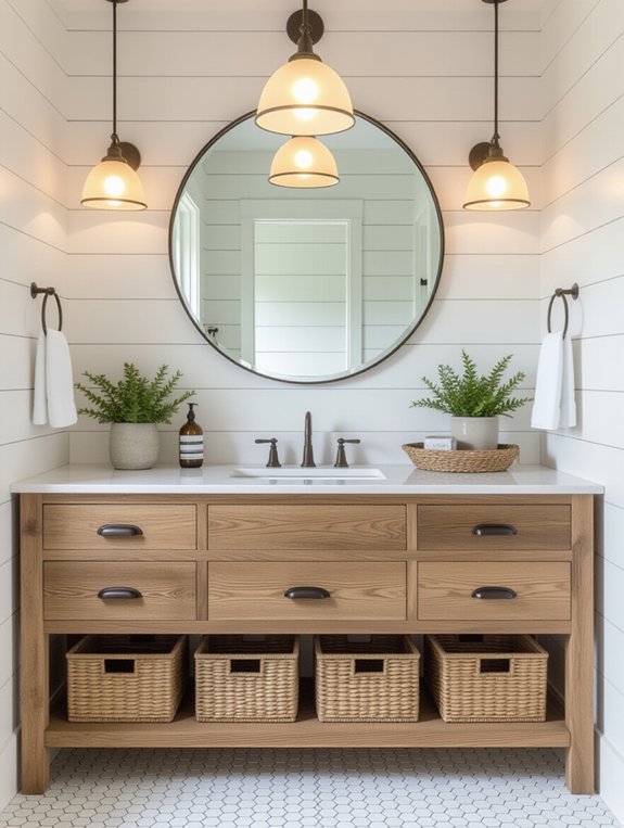 stylish floating vanity solution