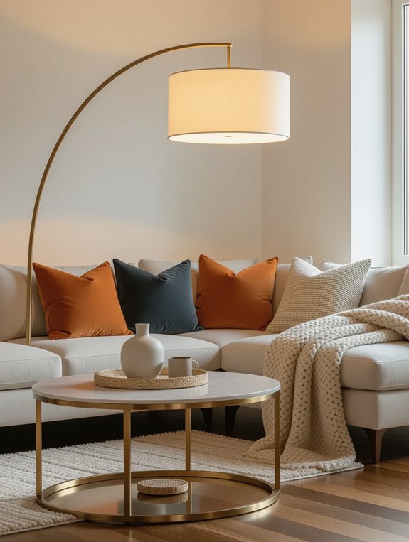 stylish functional arc lamp