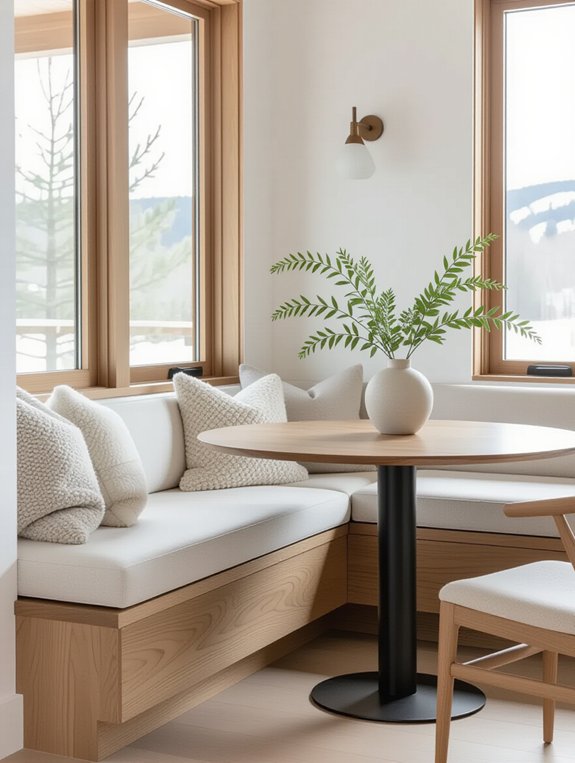 stylish functional built in seating