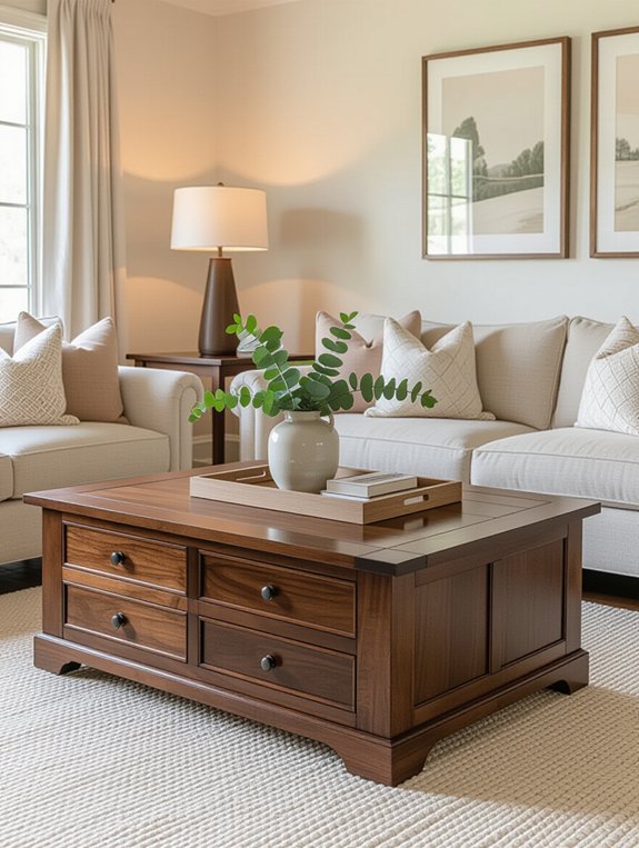 stylish functional coffee table