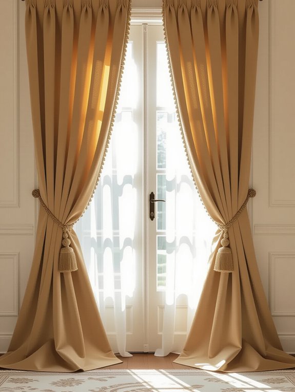 stylish functional curtain tiebacks