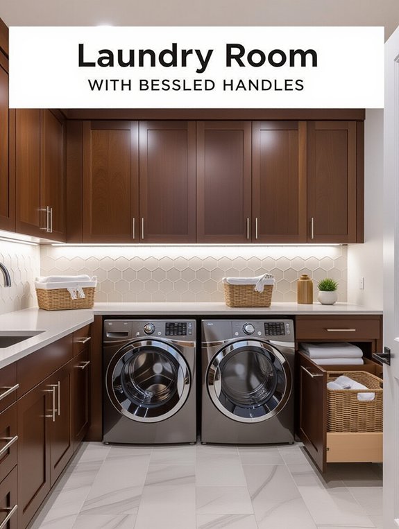 stylish functional laundry storage