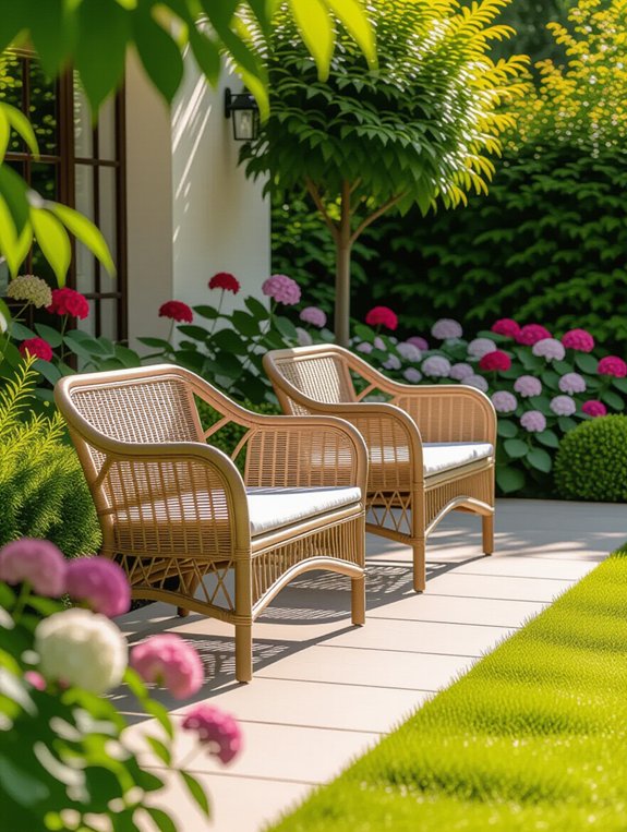 stylish functional outdoor seating