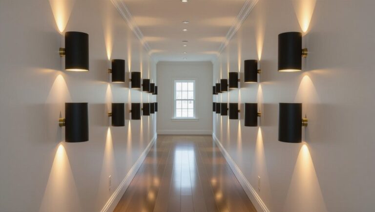 stylish hallway wall lighting