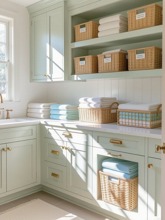 stylish laundry organization solutions