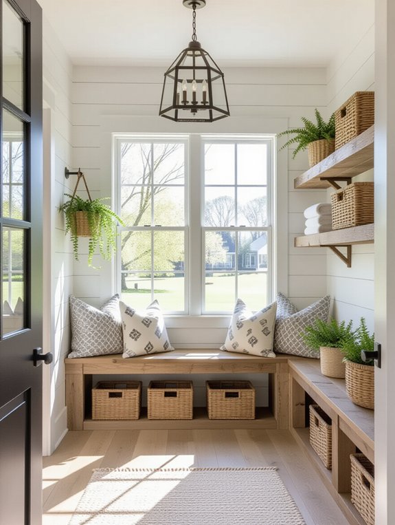 stylish mudroom lighting ideas