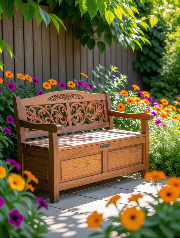 stylish outdoor storage solution