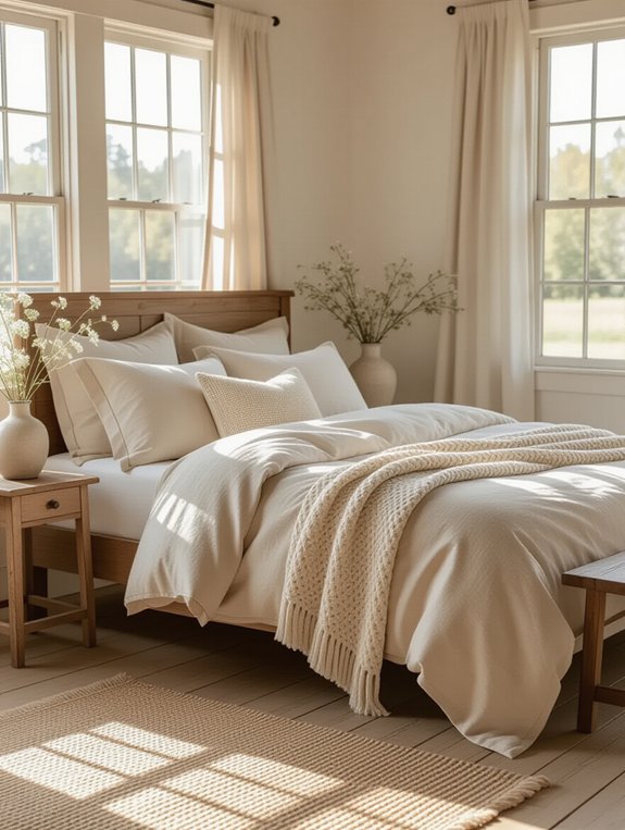 stylish rustic farmhouse bedding