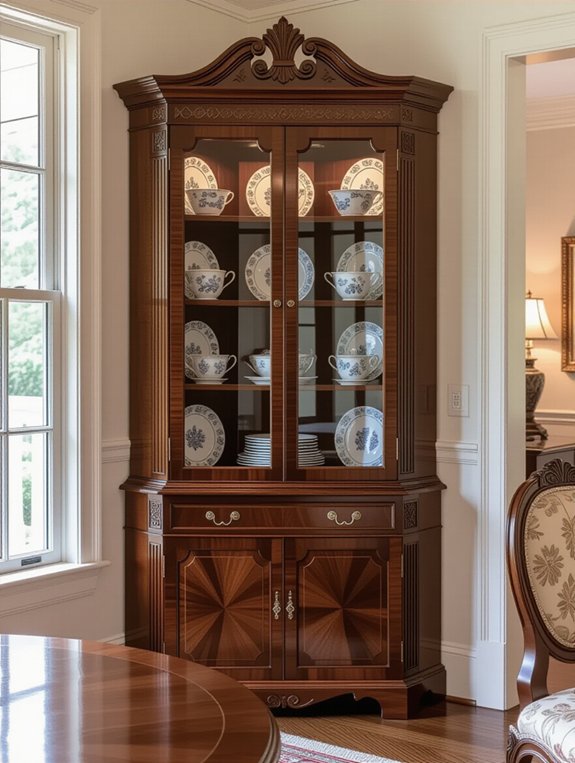 stylish space saving corner cabinets