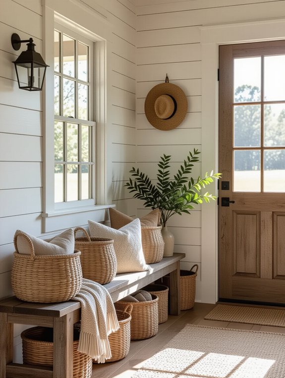 stylish storage with baskets