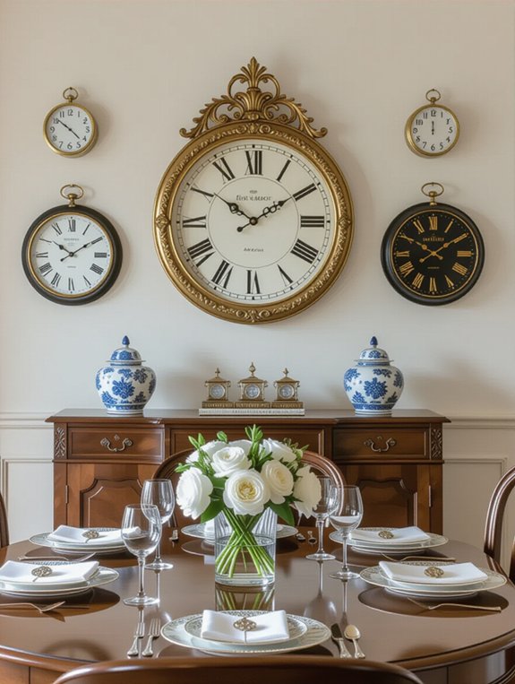 stylish timekeeping decorative accents