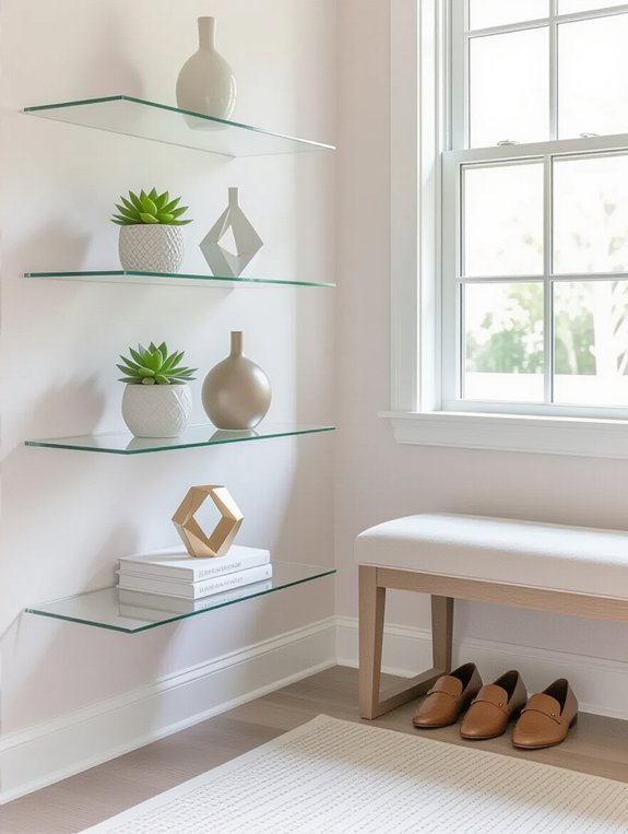 stylish transparent storage solution