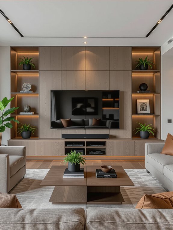 stylish tv frame integration