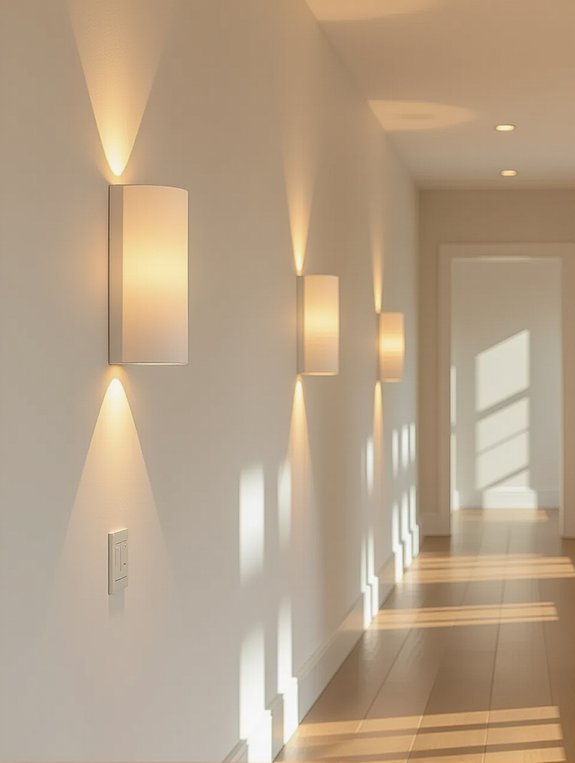 stylish usb charging wall lights