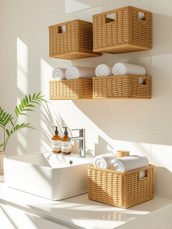 stylish vertical storage solution