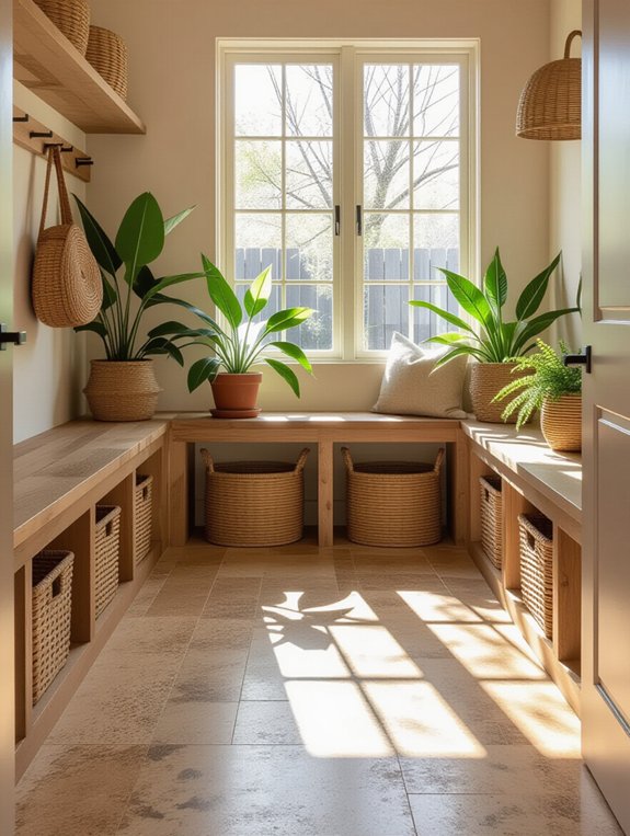 sustainable comfort for mudrooms