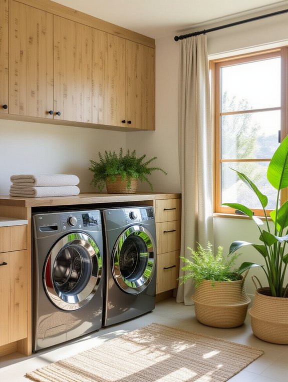 sustainable laundry room features