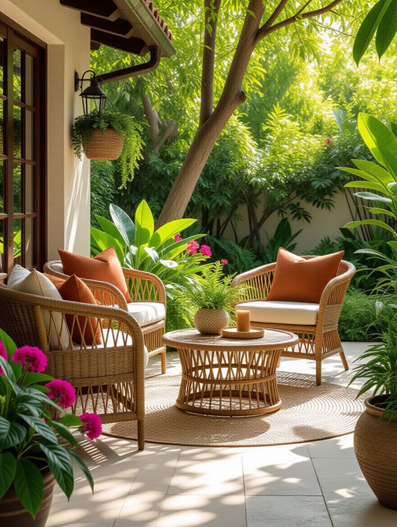 sustainable stylish rattan furniture