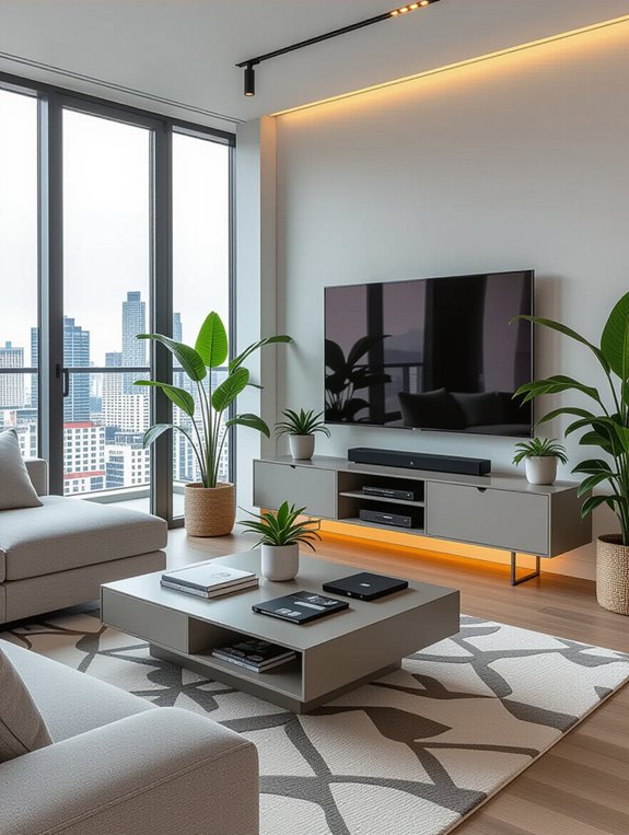 tech enhanced living room upgrades