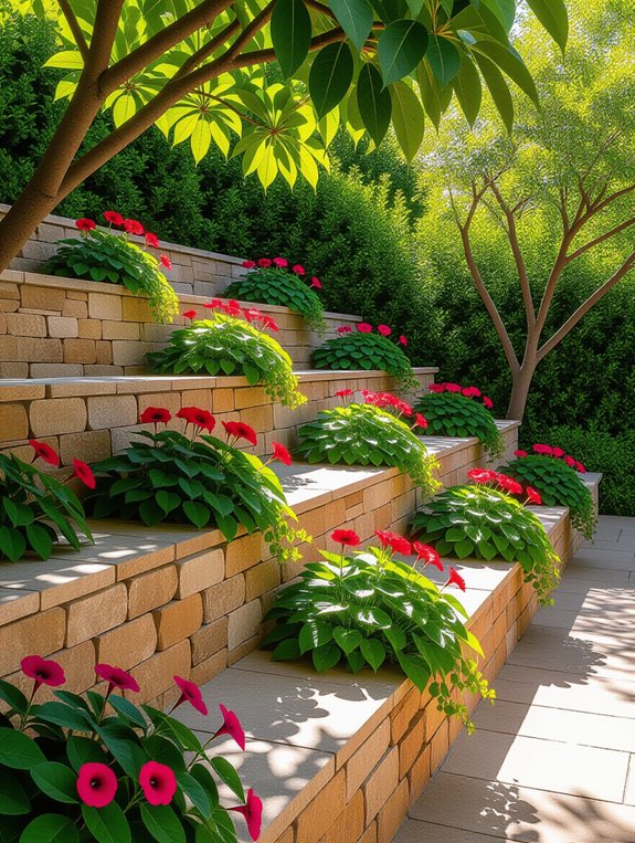 terraced stone wall benefits