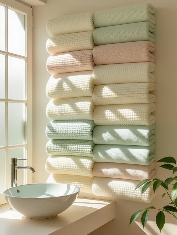 textured fabric wall art