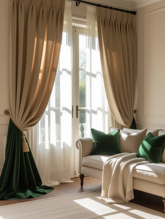 textured fabrics enhance decor