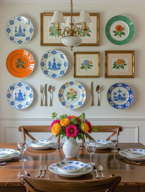 themed dining collection display