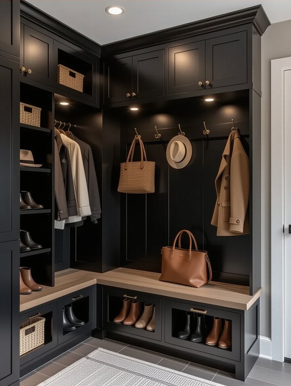 timeless black cabinet designs