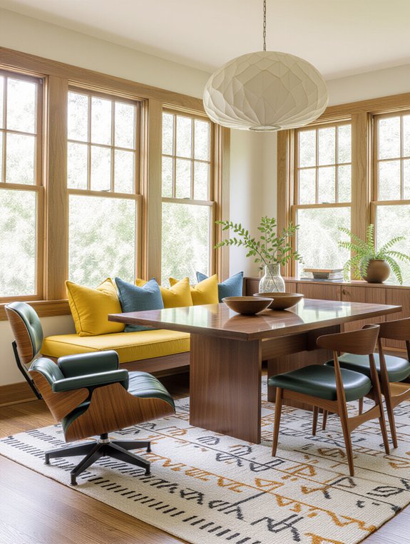 timeless mid century dining elegance