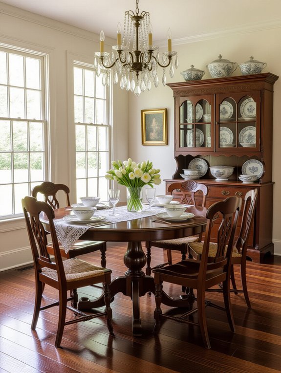 timeless vintage dining elegance