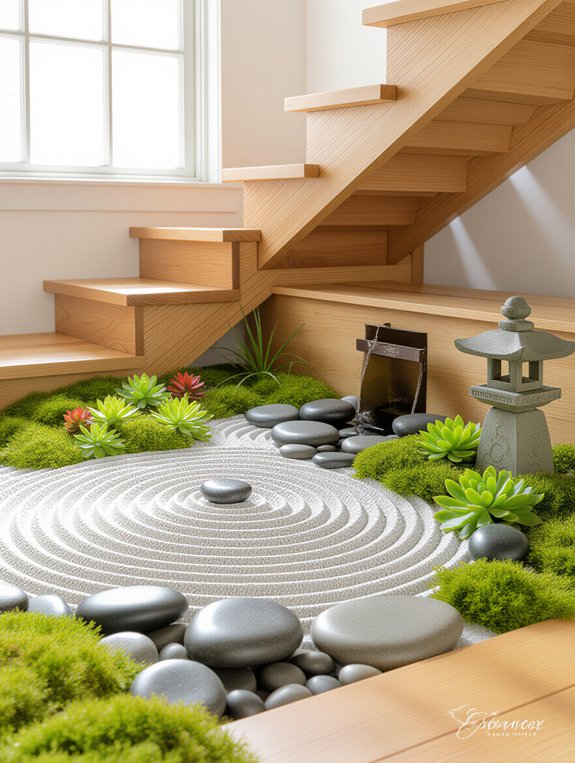 tranquil indoor zen garden
