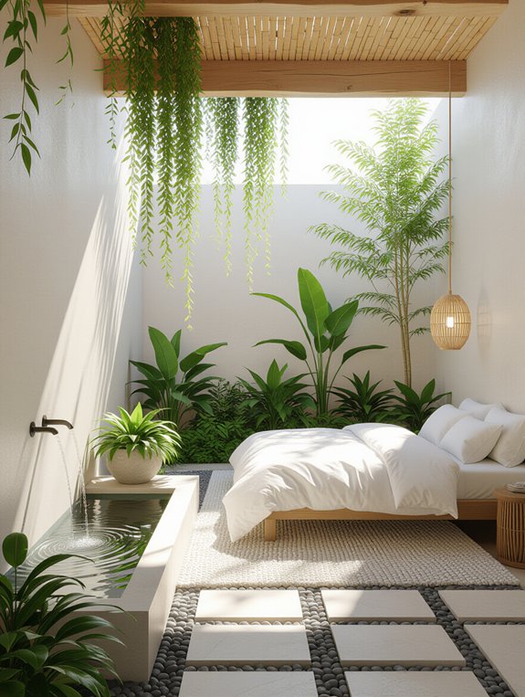 tranquil modern zen retreat