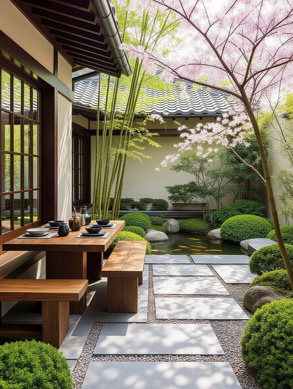 tranquil nature dining experience