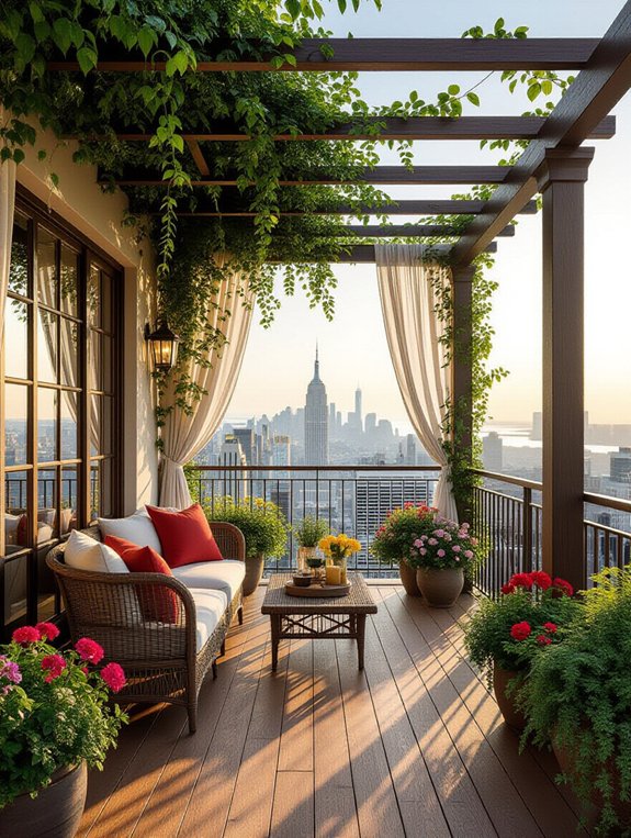 transform balcony with pergolas