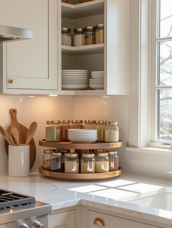 transform corner cabinets efficiently