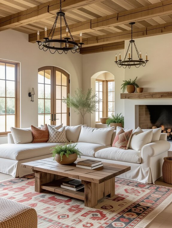 transform with rustic lighting