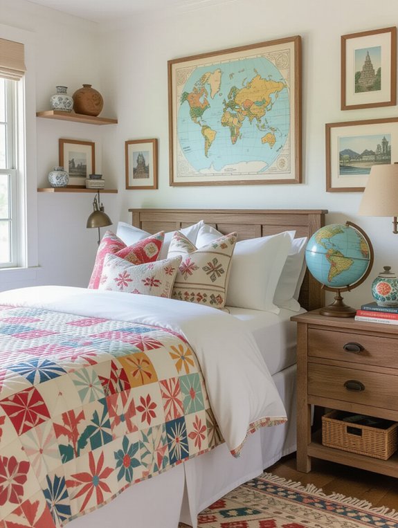 travel souvenirs personalize bedrooms