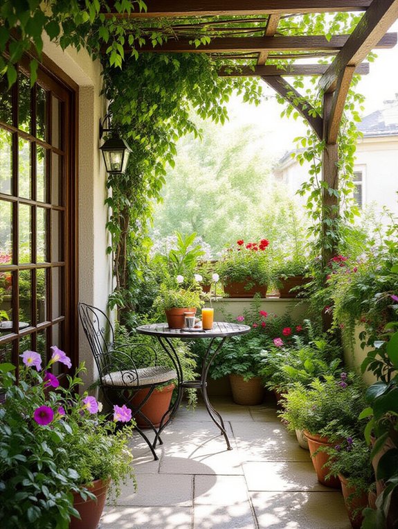 trellis installation for plants