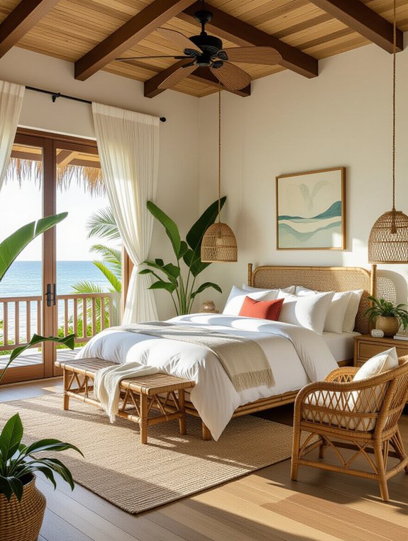 tropical bedroom escape design