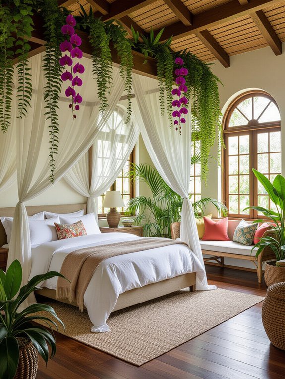 tropical vibrant relaxation retreat
