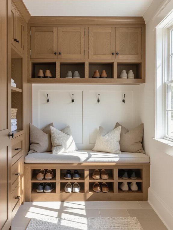 under bench shoe storage benefits