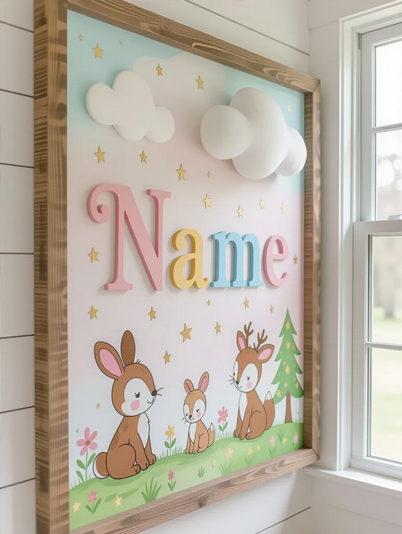 unique personalized nursery decor