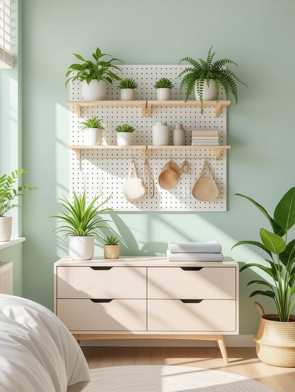 versatile pegboard storage solution